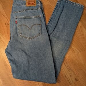 Levi's Light Blue High Rise Skinny Jeans